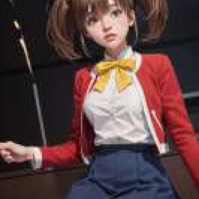 Tomochika Dannoura，Instant Death，The girl is smiling.