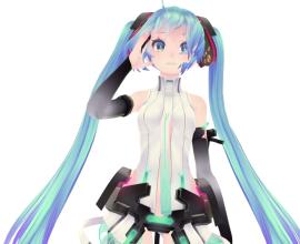 MMD IN Blender 3D -Tda式初音ミク