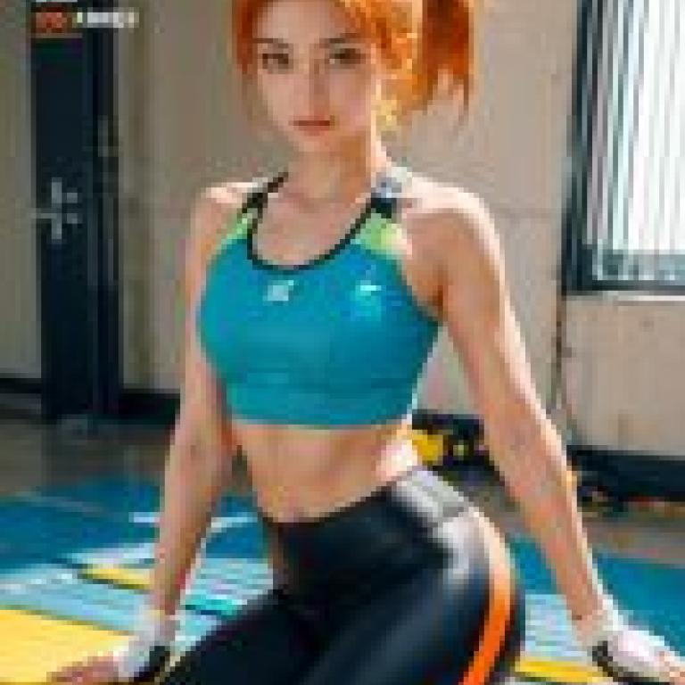 健身環大冒險 Ring Fit， Trainee Ring Fit Adventure，一名身穿運動服的女子為 CACE 雜誌擺姿勢。