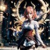 Computer wallpaper， real life， Linie， Linie， the funeral of Florian， fantasy female magician