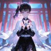 Tsuyuri Kanao，Anime character holding heart.