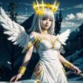 Computer wallpaper， live-action version， Oumatea， アルテマティア， dragon hunter Ragna， fantasy 3D style: Oumatea Unreal Engine renders the goddess， realistic anime style of angels and swords