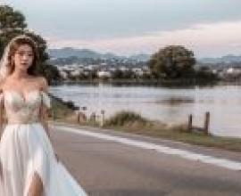 街頭婚紗風 - 免費桌布下載