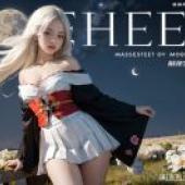 電腦桌布，和服美女，寫實，眾神之夜