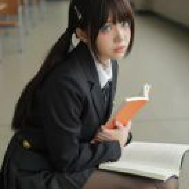 ZIT TEST03，身穿制服的年輕女孩。