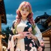 The live -action version， the blade of ghosts， love columns， Ganlu Temple honey， beautiful tablecloth， anime tablecloth， lighting night