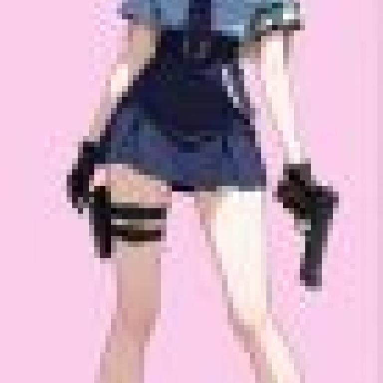vitality，Anime girl police officer.