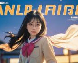 Mai Minakami 水上 麻衣，戴著眼鏡和領結的 ANLRAIBE 女孩。
