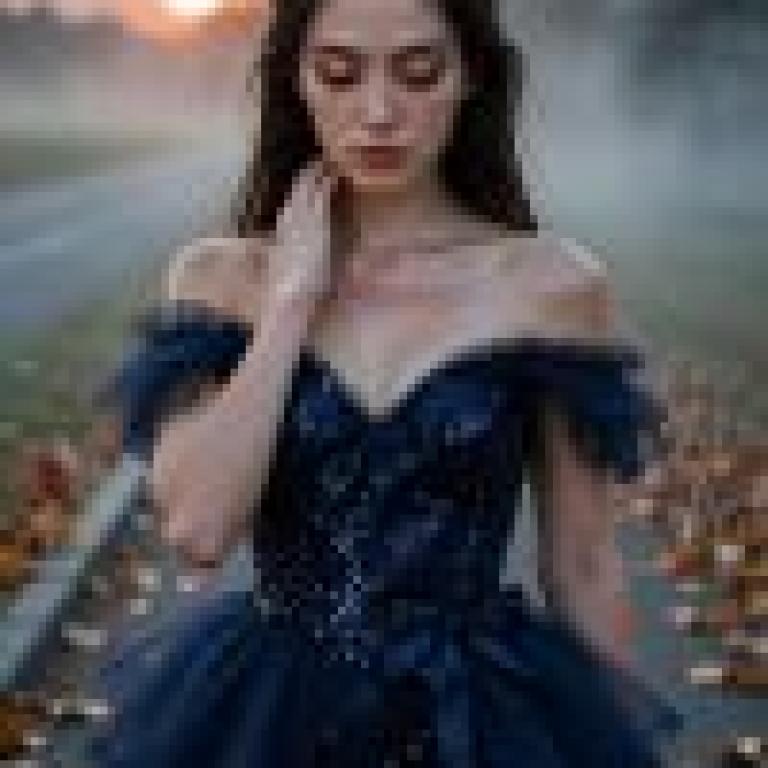 girl，A beautiful woman standing in the rain with her arm on her chin.