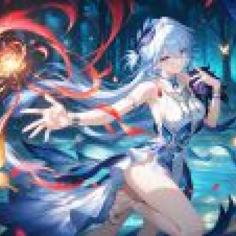 yao guang honkai star rail，a girl with blue hair holding two butterfly wings.