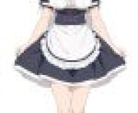 Maid，A cartoon illustration of an maid.