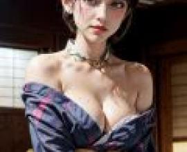Sumie Takayanagi Mistreated Bride，A woman wearing a corset that 