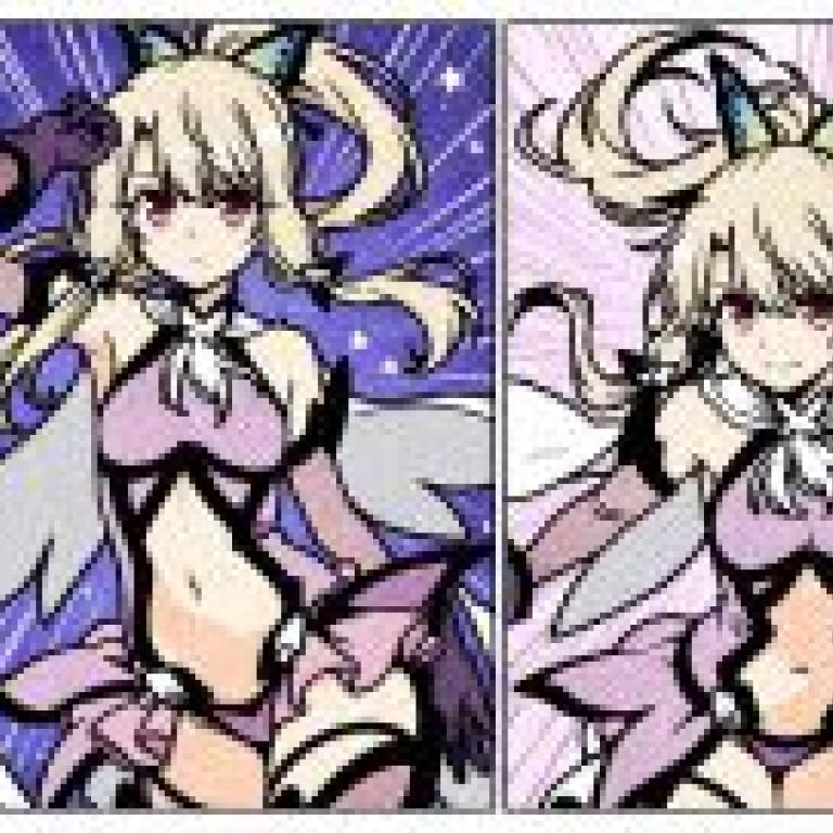 I.S.V F.K.P.I.D X.L，A girl with two cat ears on her head and a bow in front of her.