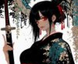 Time passed，Anime illustration with black hair.