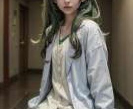 未來裝備實驗室 Steins Gate 角色庫 宮城真帆，身穿實驗服的女孩。