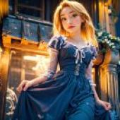 Live version， Disney， long -haired princess， magic hair， Princess Lepe， Nights Street Corner