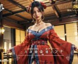 女華 (ジョカ) ， Joka，雜誌頭版上一位穿著紅衣的女子。