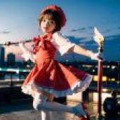 Computer tablecloth， live -action version， wooden cherry， sakura kinomoto， Kulo magic envoy， magic sword: cherry blossoms