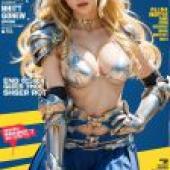 手機桌布，聖騎士paladin， 比基尼戰士，寫實，「比基尼騎士」