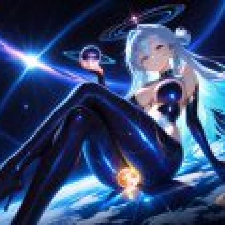 地球之母，這位女性身處太空。