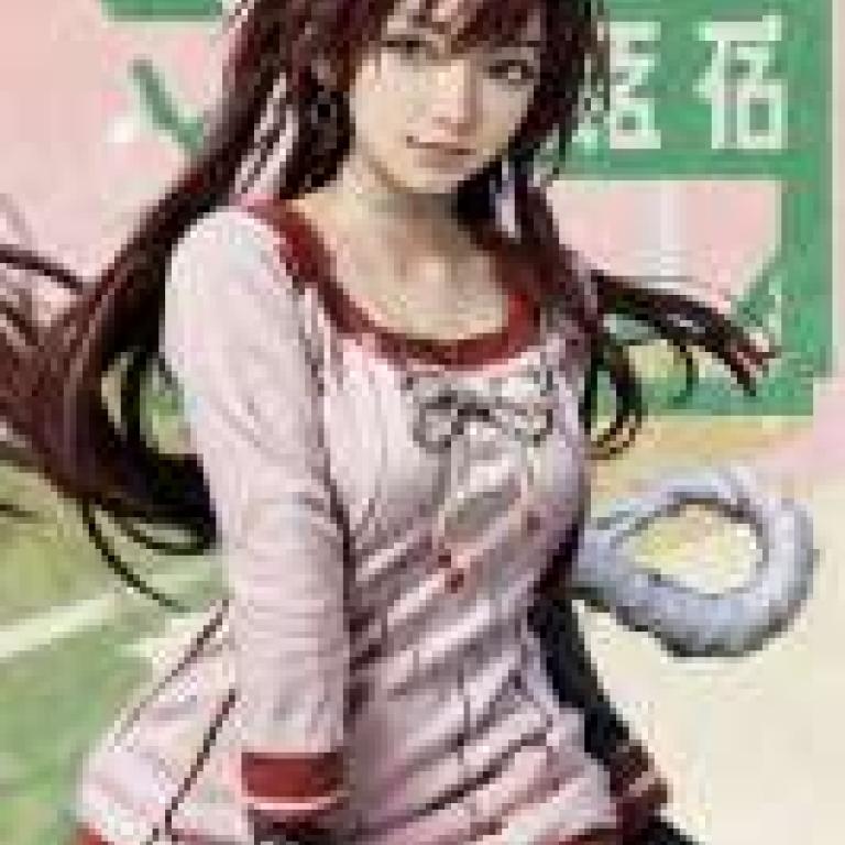 柳生十兵衛 Hyakka Ryouran 百花繚亂 SAMURAI GIRLS，頭上綁著辮子和頭巾的女孩。