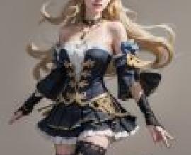 原神娜薇婭，身穿海盜制服的女子。