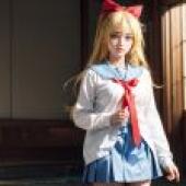 Computer wallpaper， Kirisaki Chitoge， pseudo-love， live-action version， blend of reality and animation