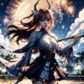 Computer wallpaper， real life， Linie， Linie， Funeral Fulian， short skirt with sword