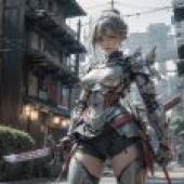 City sword shadow: female martial arts in Cybocpo