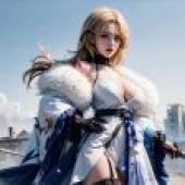 Computer wallpaper， live version， Ludmilla， Winter Owner， Goddess of Victory: Nikki， Gorgeous Sword