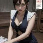 Manyuu Hikenchou Style AnyKey，A Japanese magazine featuring model Yui Hara.