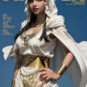 Ishizu Ishtar， Yu Gi Oh，Mikaila cover with girl on it.
