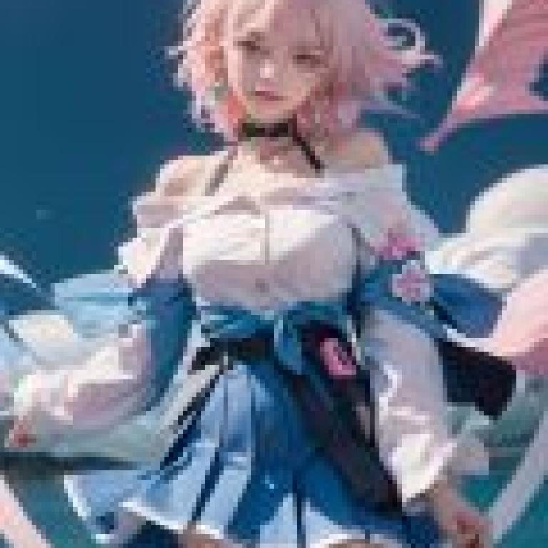 3月7日 星軌，女孩拿著粉紅色的緞帶。
