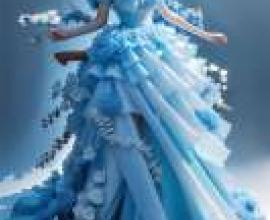 JAY BLUE 花朵連身裙，藍色花朵連身裙。