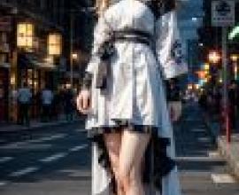 Mobile phone tablecloth， photos of Korean-style long-legged beauties， real people， Japanese-style ladies: gorgeous Hanfu and yukata