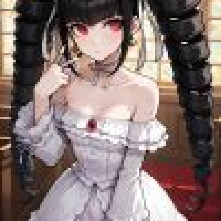 celestia ludenberg danganronpa，A woman with black hair wears a tiara and white dress.