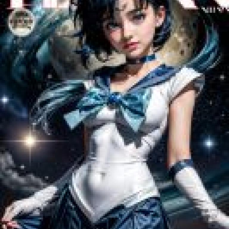 Mobile phone wallpaper，Ami Mizuno (Sailor Mercury)，Sailor Moon，realistic，Ami Mizuno: Charm of Realistic Illustrations
