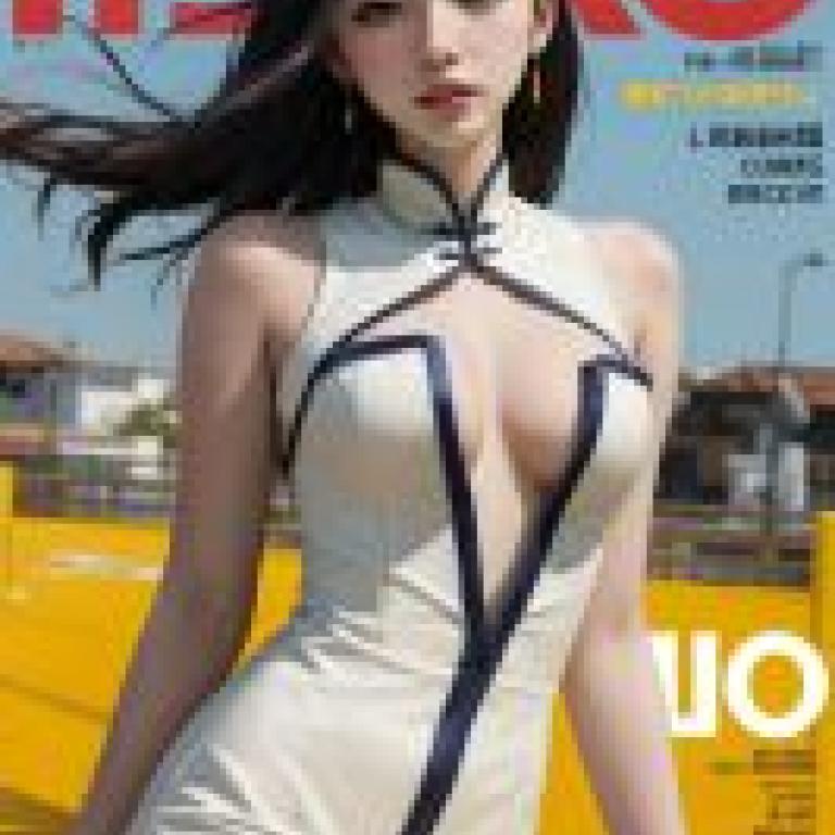 Luong，The King of Fighters，一位美麗的年輕模特兒登上了《Mook Meikyo》雜誌的封面。
