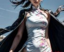 手機桌布，Fumi Kanno，女神轉生，寫實，《Wind》雜誌封面模特兒身穿連身裙
