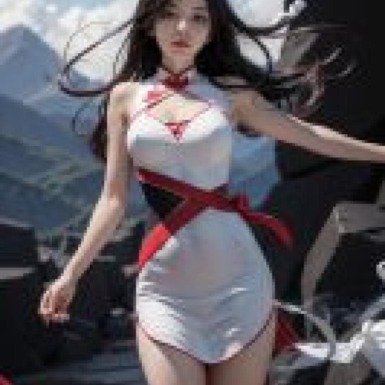 Mirage of MountainsGirl is wearing a short dress.