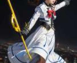 高町奈葉，魔法少女，身穿公主裙的女孩。