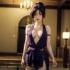 Computer wallpaper， Yuzuriha Hells Paradise， real person， Purple Shadow Phantom