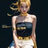 Marle マール Chrono Trigger，Model with blonde hair and gold necklace on cover.