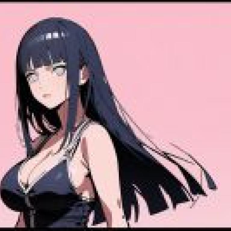 Naruto Hyuga HinataAn animated picture of a woman with long blue hair.
