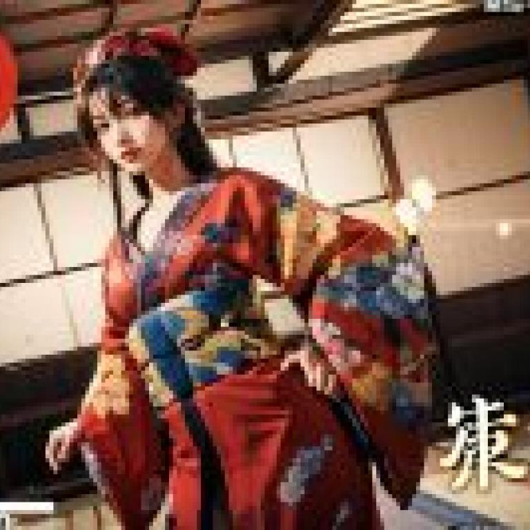 女華 (ジョカ) ， Joka，A women in red dress infront of a wall.