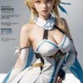 Mobile phone wallpaper， Lumine Genshin， realistic， real anime dream