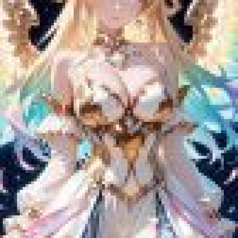 魔法記憶，長著金色翅膀的金髮女子。