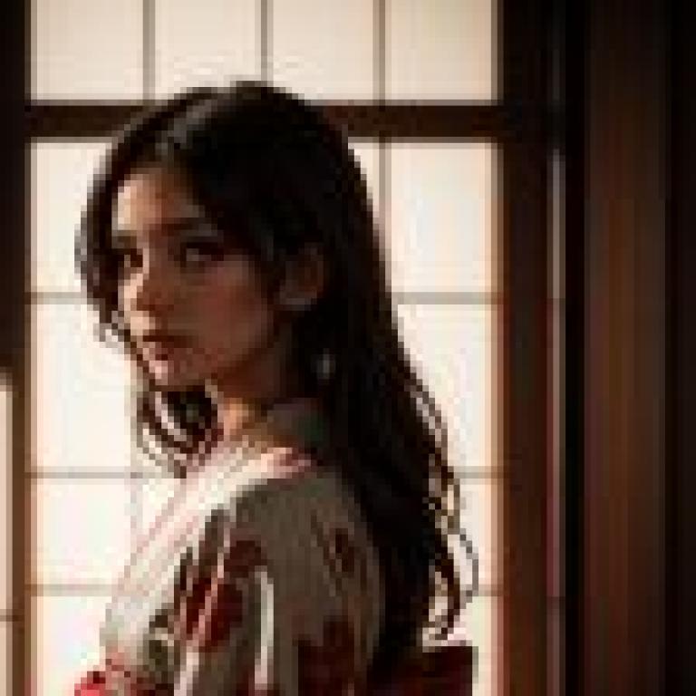 陽光明媚和服 - Ayako Rokkaku美學角色桌布免費下載