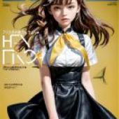 Hajime Ichinose Gatchaman，棕色頭髮的女孩，戴著黃色蝴蝶結。