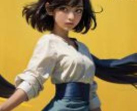 Ajna，Indivisible，The girl is wearing a blue skirt.